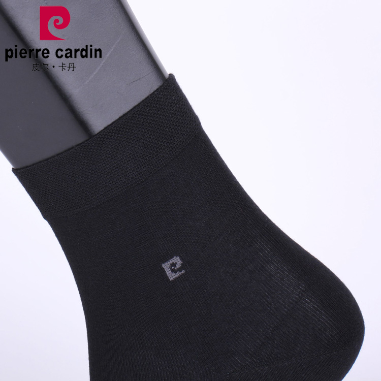 Đầy đủ 5 đôi Vớ cotton nam kinh doanh Pierre Cardin 0026 Chất liệu lụa + sợi tre tất lười nam