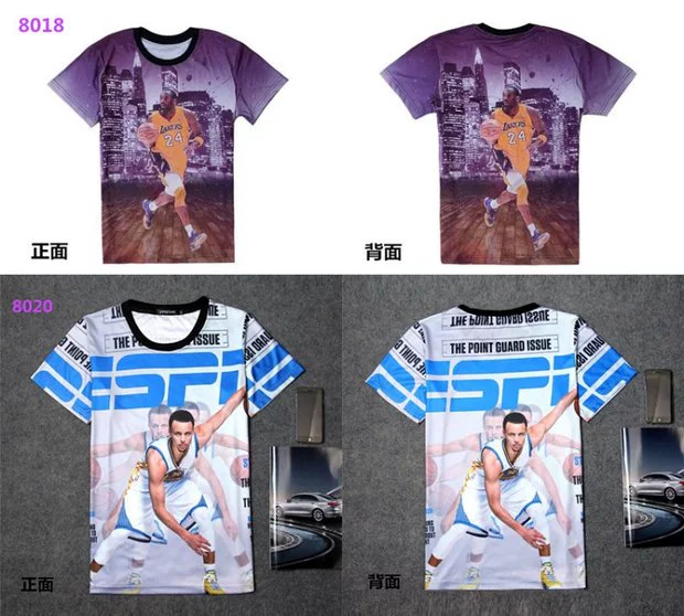 Curry star in quần áo bóng rổ Áo phông thứ 24 Kobe James all-star áo thun ngắn tay thể thao quần áo nam áo cộc tay