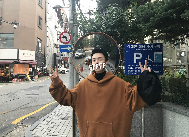 Ông Fang inch 18 mùa xuân và mùa đông chàng trai Hàn Quốc phiên bản của áo len dày màu rắn lỏng OVERSZIE nhung hoodie áo len áo áo hoodie loang màu