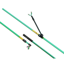 Even ball carbon bracket turret super hard fishing rod bracket fishing rack rod big object platform fishing competitive fishing box special rear hanger