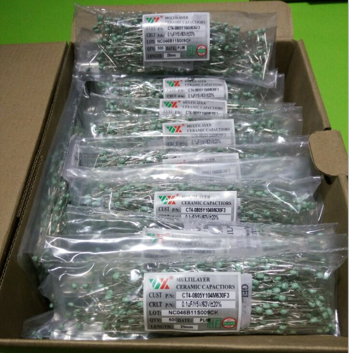 Single stone capacitor 63V 510 51PF a pack of 500 feet and 5mm feet