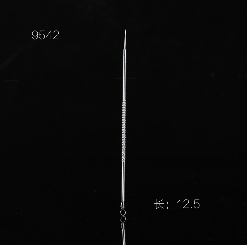 Mary Ann Acne Kim Mụn kim Kim mụn đầu kim Mụn kim Acne Pin Mặt thép không gỉ Công cụ đơn 1 Gói - Các công cụ làm đẹp khác cọ vacosi