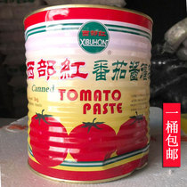 Western red tomato sauce 3kg Xinjiang West red persimmon sauce Fresh ketchup tomato seasonings full box offer