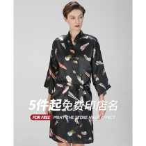 Barber shop customer service hairdressing guest robe hair cutting kimono hair salon high-end hair coloring customer service modeling professional cloth tide