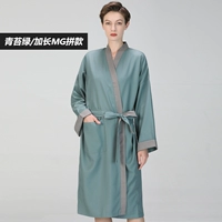 Расширенные модели (Хлопковые халаты, мох, зеленая серая граница)