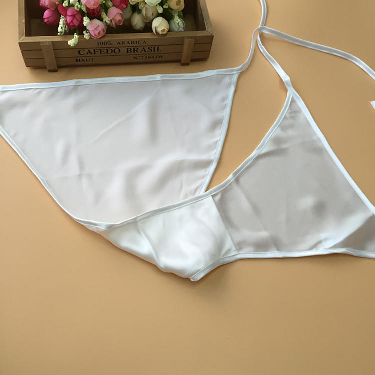 Tide nữ trung eo lụa phụ nữ đồ lót lụa tam giác tinh khiết tie đồ lót phụ nữ không co giãn quần lót lưới nam