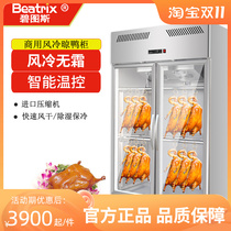 Bitus commercial air-cooled embryo cabinet drying duck cabinet roast duck air-drying cabinet double-door duck blank roast meat roast goose display cabinet
