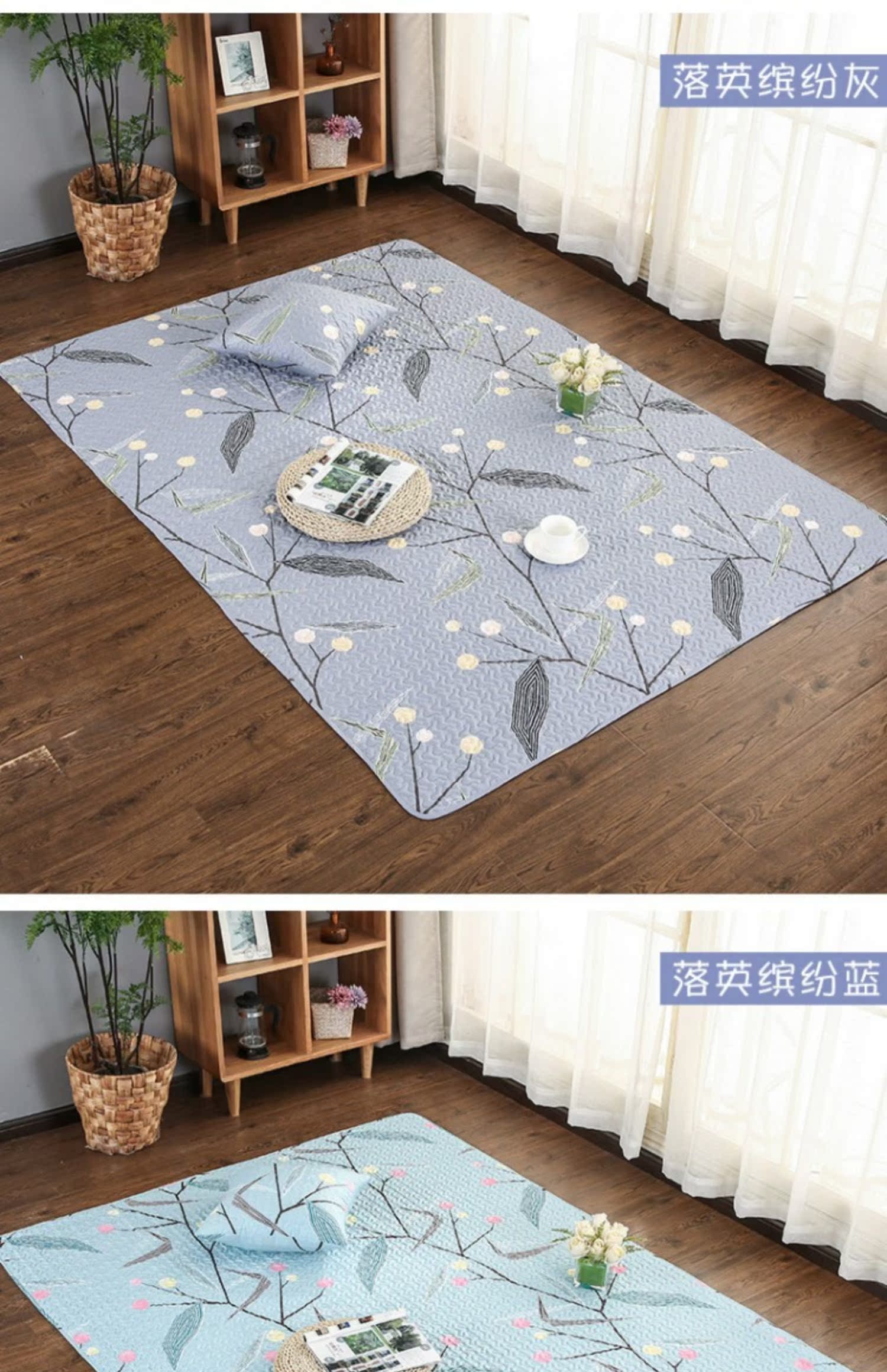 Đơn giản Nhật Bản và Hàn Quốc thảm phòng ngủ đầu giường chăn phòng khách bàn cà phê mat dễ thương bay cửa sổ sofa đệm máy giặt mat - Thảm thảm trải giường mùa đông