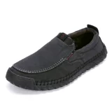 Слипоны, утепленные удерживающие тепло туфли, очень большая повседневная обувь, большой размер, для среднего возраста