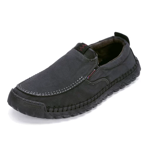 Слипоны, утепленные удерживающие тепло туфли, очень большая повседневная обувь, большой размер, для среднего возраста