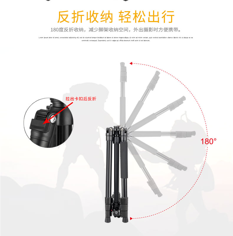 Jumeirah chân máy SLR camera chân đầu gói du lịch xách tay M3 siêu nhẹ giảm xóc nhiếp ảnh máy ảnh máy quay phim DV Canon Nikon Sony Micro giữ đơn điện thoại di động trực tiếp - Phụ kiện máy ảnh DSLR / đơn chân máy benro