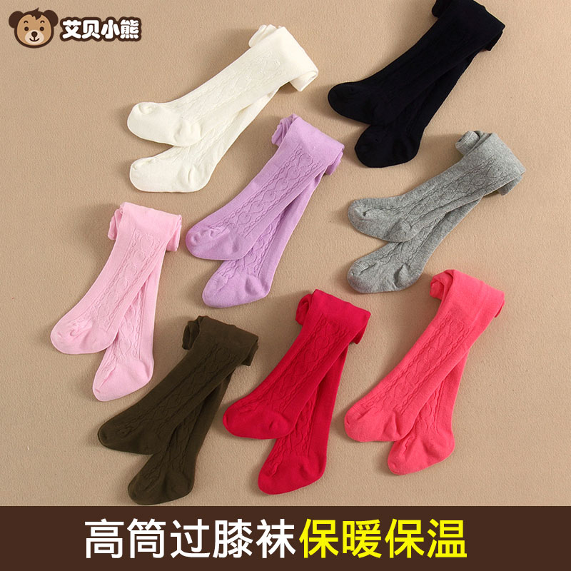 Bé mùa thu / mùa đông pantyhose bé xà cạp vớ cô gái vớ quần bé 0-12-24-36 tháng.