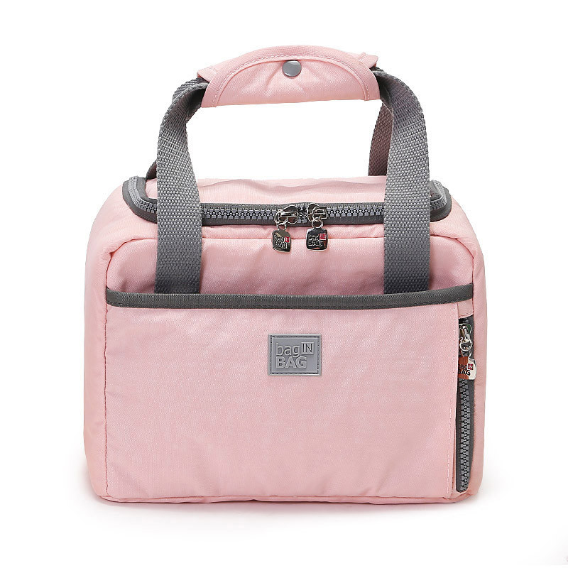 Insulated Lunch Box Bag Lunchbag Large Number Adorable Aluminum Foil Thickened Meal Elementary School Students With Capacity Carry Day Style