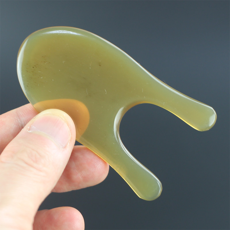 White Yak Horn Black Bullhorn Dial Fascia Scraping Leg Facial Facial Facial Cosmetic Full-body Universal Dress