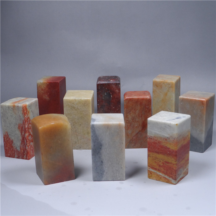 Shoushan Stone Seal Laoling Stone Specification Chapter 2 5x5 Seal Stone Chapter Material Su Chapter Free Chapter Gold Stone Painting and Calligraphy Seal Cutting Practice