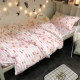 Một gia đình bốn đơn sắt in khăn trải giường chăn ký túc xá đất cam retro chic 1.2m ba mảnh Polka Dot - Bộ đồ giường bốn mảnh