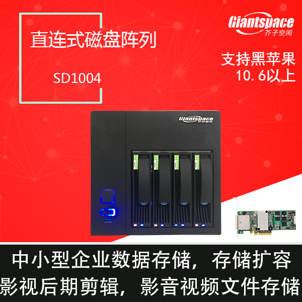 4 disc bits SAS array Giantspace mustard Space SD1004 Disk Array Film and TV Late Array