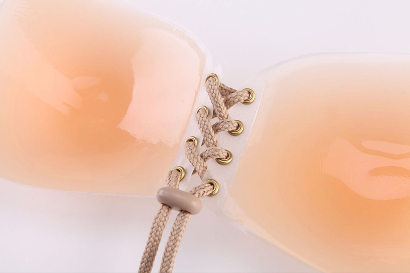 Nữ thần Lala vô hình áo ngực ống hàng đầu siêu tụ tập thoáng khí ngực dán ngực dán núm vú