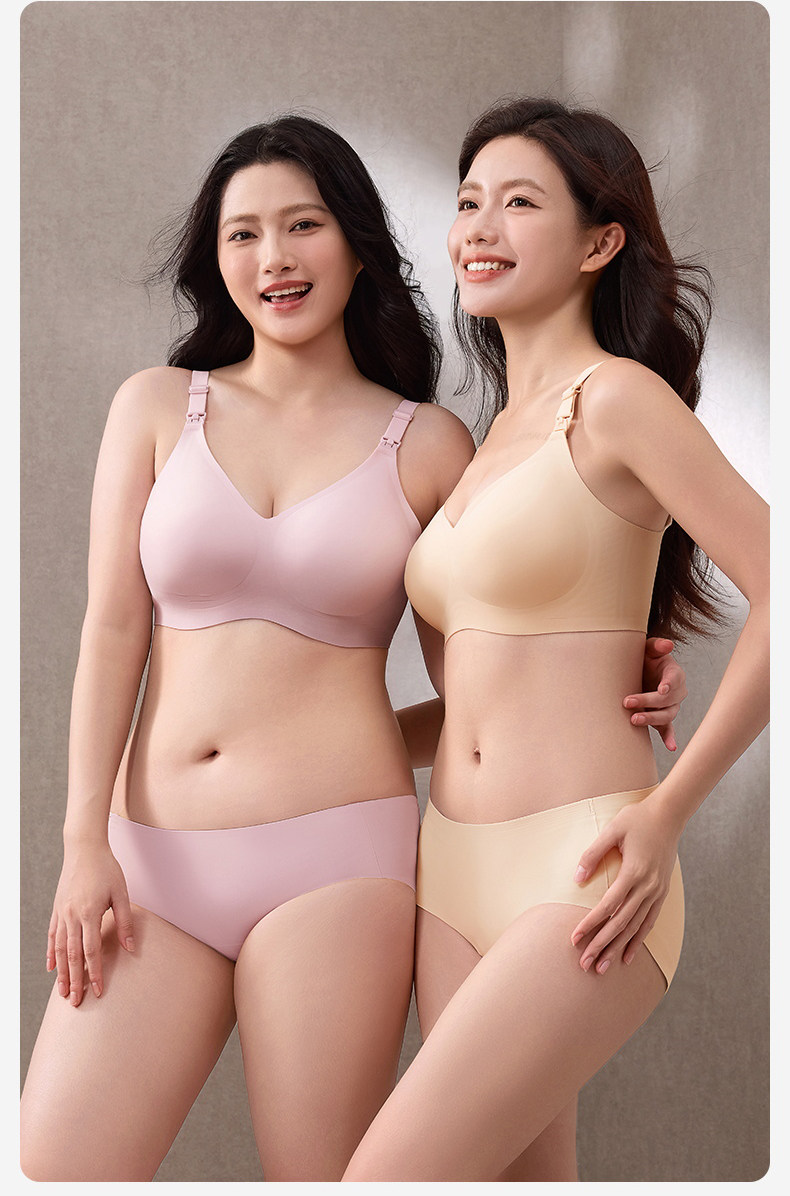 十月结晶孕妇内衣无痕女固定杯产后哺乳防下垂大胸专研大码文胸罩 — 6