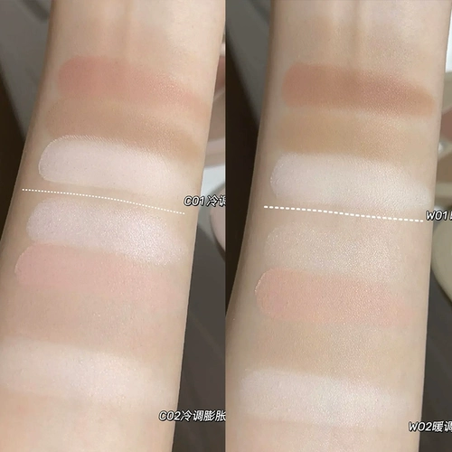 Хайлайтер для лица, матовые осветляющие румяна для контуринга