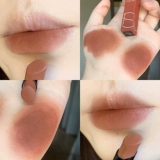 Нашел ретро -красновато -коричневый, не выбирая людей!Маленькая тонкая трубная помада пельмени, бархатный туман