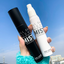 Makeup spray black bottle matte fog surface durable clothing Light moisture moisturizing delicate uniform dry film