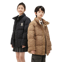 Ducky childrens down jacket 2024 winter new product boys and girls short bread jackets for middle-aged and older children student jackets