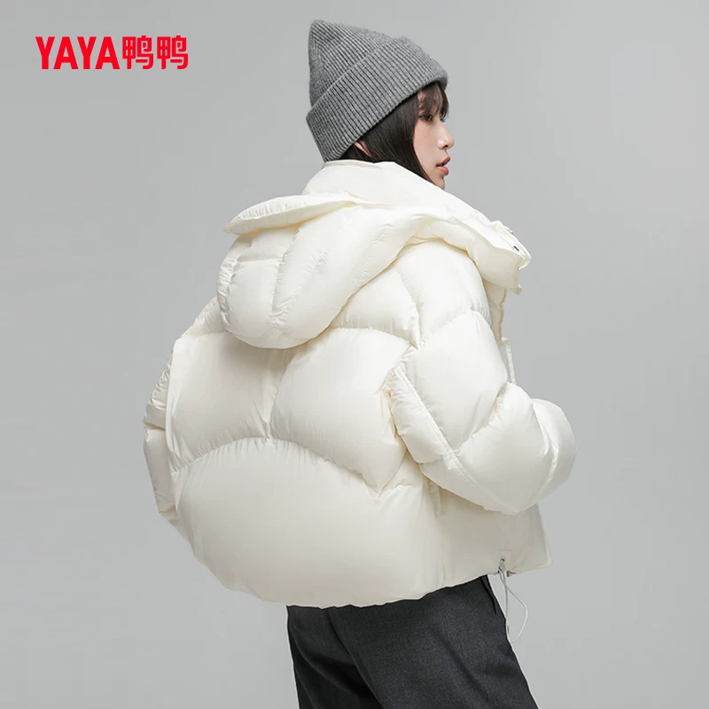 Outlet 2023YAYA утки товары женская куртка с stand collar капюшоном безрукавка длинная универсальная sliming хлебная куртка