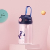 茶花 Детская летняя трубочка со стаканом, мультяшный милый чайник для детского сада для мальчиков, защита при падении