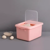 茶花 Рисовая ствола Домохозяйство 20 Catties Кухня Утолщенная пылепроницаемая влажная влажность -Проницаемое уплотнение рисовой коробки для хранения рисовой коробки мука ствола