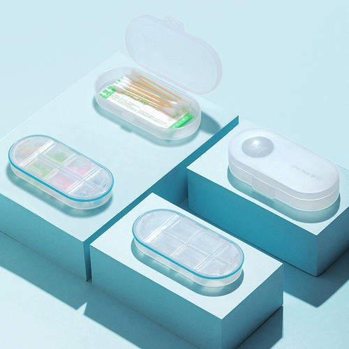 茶花 OU Punzi Pharmaceutical Box Portable Portable Geling Contain Box маленькая коробка маленькая коробка маленькая коробка маленькая коробка маленькая коробка