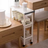 茶花 Dona Kitchen Rick Landing Home Baby Mobile Can Mobile с небольшой ручной тележкой с роторной полкой для хранения полки