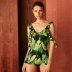 Đồ lót ba lê của Rogers Áo tắm gợi cảm In một mảnh Áo tắm Holiday Halter Áo tắm 19076YO - Bộ đồ bơi One Piece Bộ đồ bơi One Piece