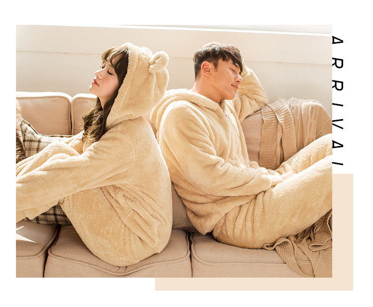 Cặp đôi thời trang Royle hoạt hình đồ ngủ dài tay nam nữ mùa thu đông flannel dịch vụ nhà ấm bộ đồ mặc nhà mùa hè