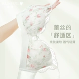 Сексуальное летнее нижнее белье, тонкий поддерживающий бюстгальтер пуш-ап, бюстгалтер, комплект