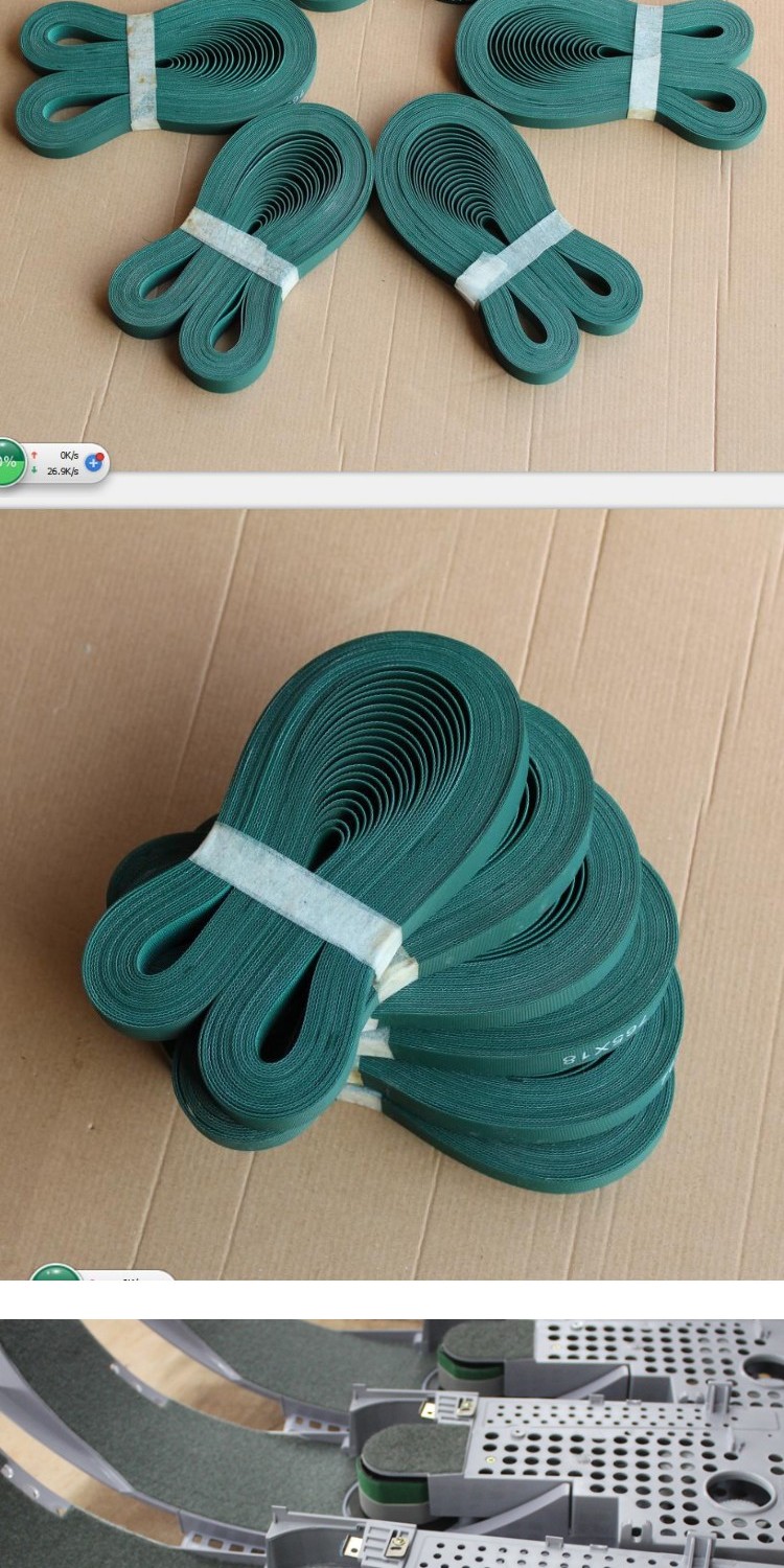 Bốn máy mạt chược băng chuyền máy băng tải vành đai băng tải màu xanh lá cây vành đai truyền tải con lăn băng tải - Các lớp học Mạt chược / Cờ vua / giáo dục bộ cờ vua bằng gỗ