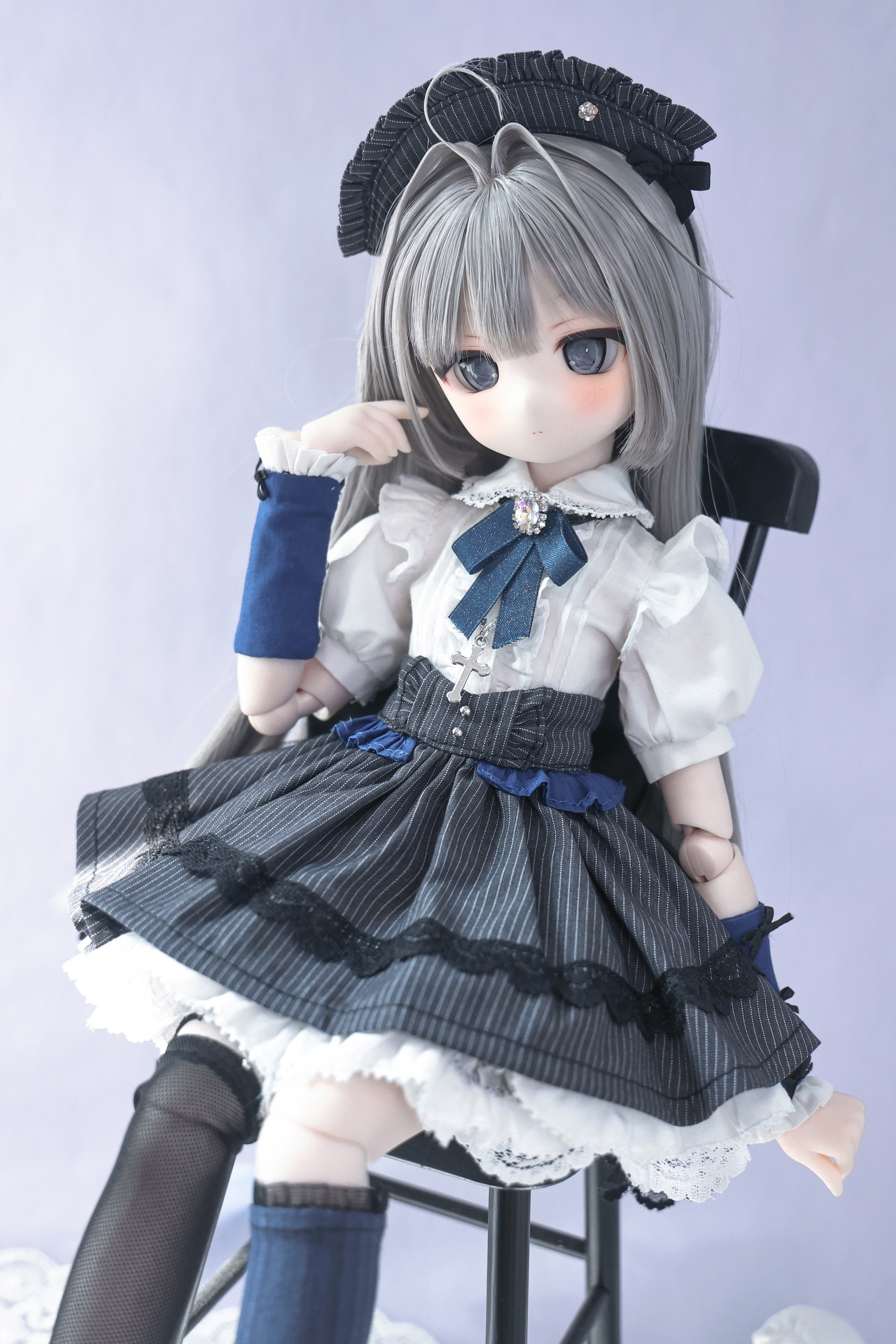 Одежда для кукол BJD 【完售展示】宇宙飞行士「影月奏」娃衣bjd四分