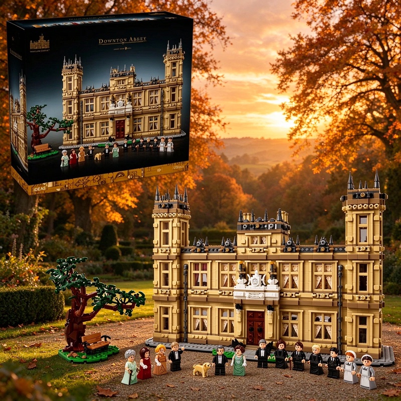 Ideas Series Downton Abbey Boys and Girls 21373 Creative Educational Building Block Toys Gift New Product