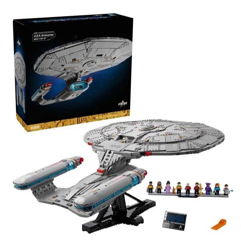 Icons Series Star Trek: Starship Enterprise Educational Building Block Toy for Boys 10356