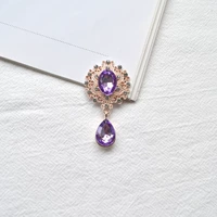 Светло-фиолетовый кулон 1