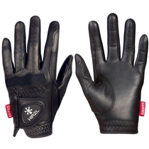 Swiss HIRZL black kangaroo leather lambskin professional equestrian gloves GRIPPP ELITE