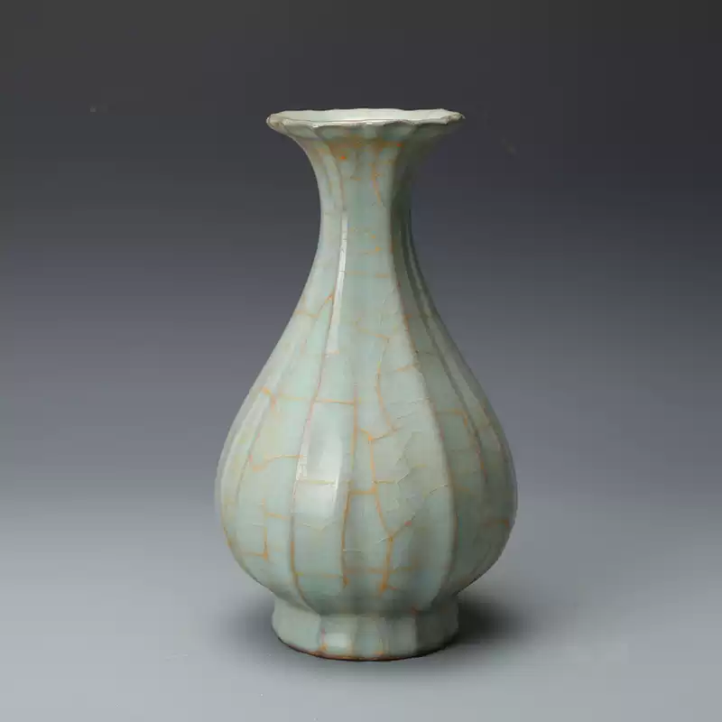 鈞窯天藍釉紫斑長頸瓶 中国古玩 中国美術 唐物 A960 鈞窯天藍釉紫斑長頸瓶 中国古玩 中国美術 唐物 A960 鈞窯天藍釉紫斑長