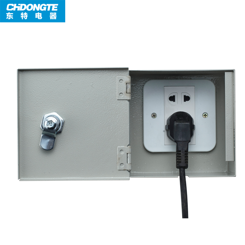 With Lock Socket Anti Theft Electric Car Outdoor Key Charging Plug In Box Wall Waterproof