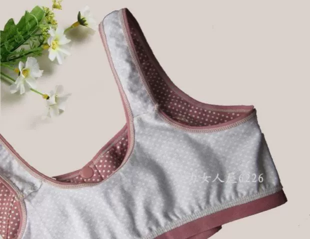 Ting Yu thương hiệu nút phía trước áo vest trung niên / áo ngực bé gái cotton / dây đeo vai rộng mẹ tải quần áo cho con bú