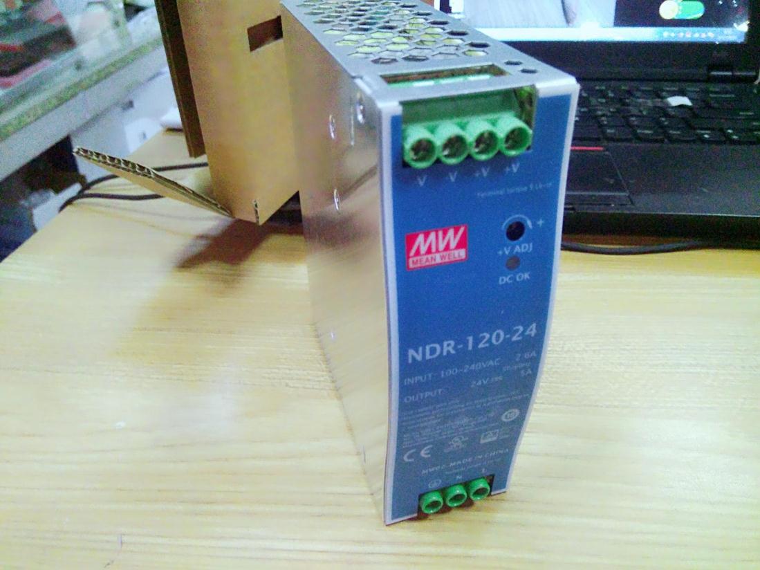 (physical store) Taiwan Mingwei rail switching power supply NDR-120-24 24V5A 120W spot