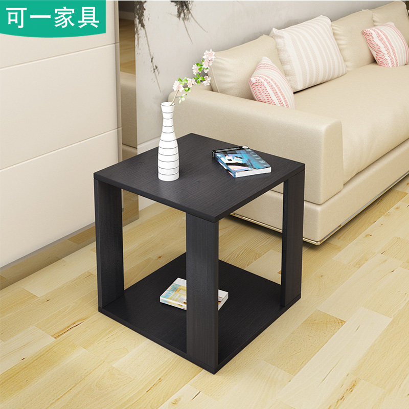 Sofa edge a few corners a few modern minimalist woody wind small square table bedroom tea table Living room Telephone desk Creativity Little Square Table