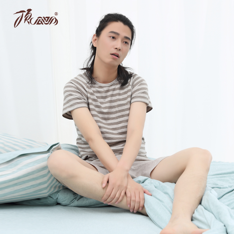 Pyjama mixte en Coton à manche courte - Ref 3005298 Image 3