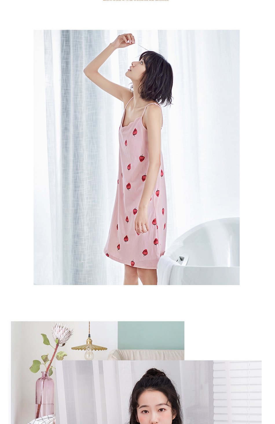 Top dưa dưa dưa nữ cotton gợi cảm đồ ngủ sling mùa hè mỏng phần rộng kích thước lớn dễ thương váy top váy ngủ lụa tơ tằm