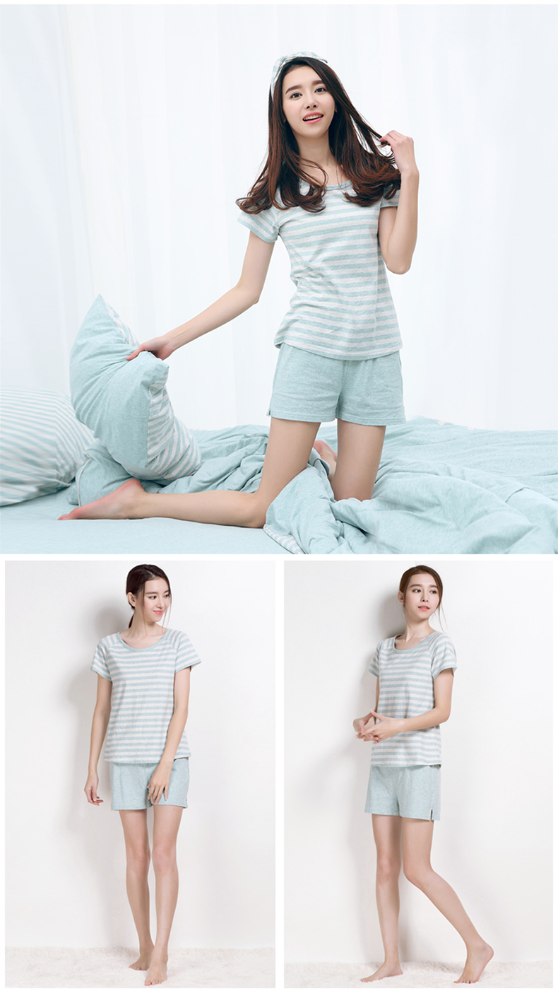 Pyjama mixte en Coton à manche courte - Ref 3005298 Image 13