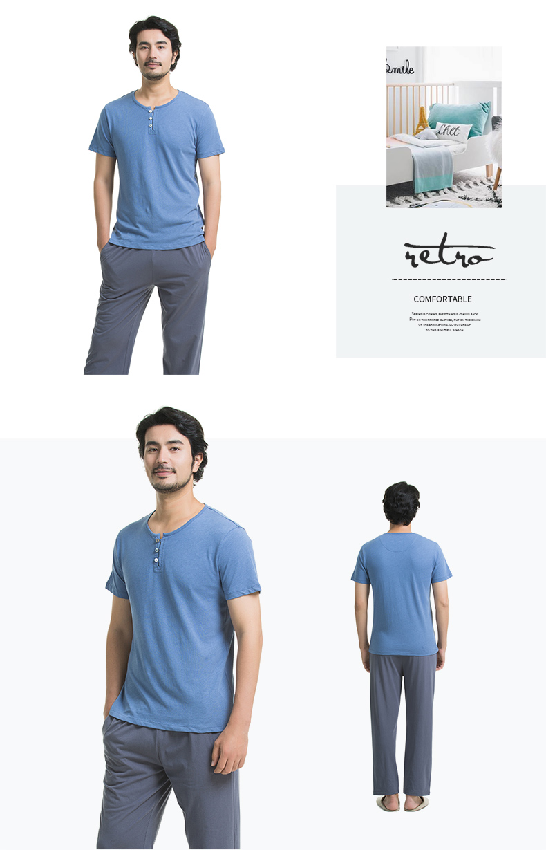 Pyjama mixte en Coton à manche courte - Ref 3005286 Image 18